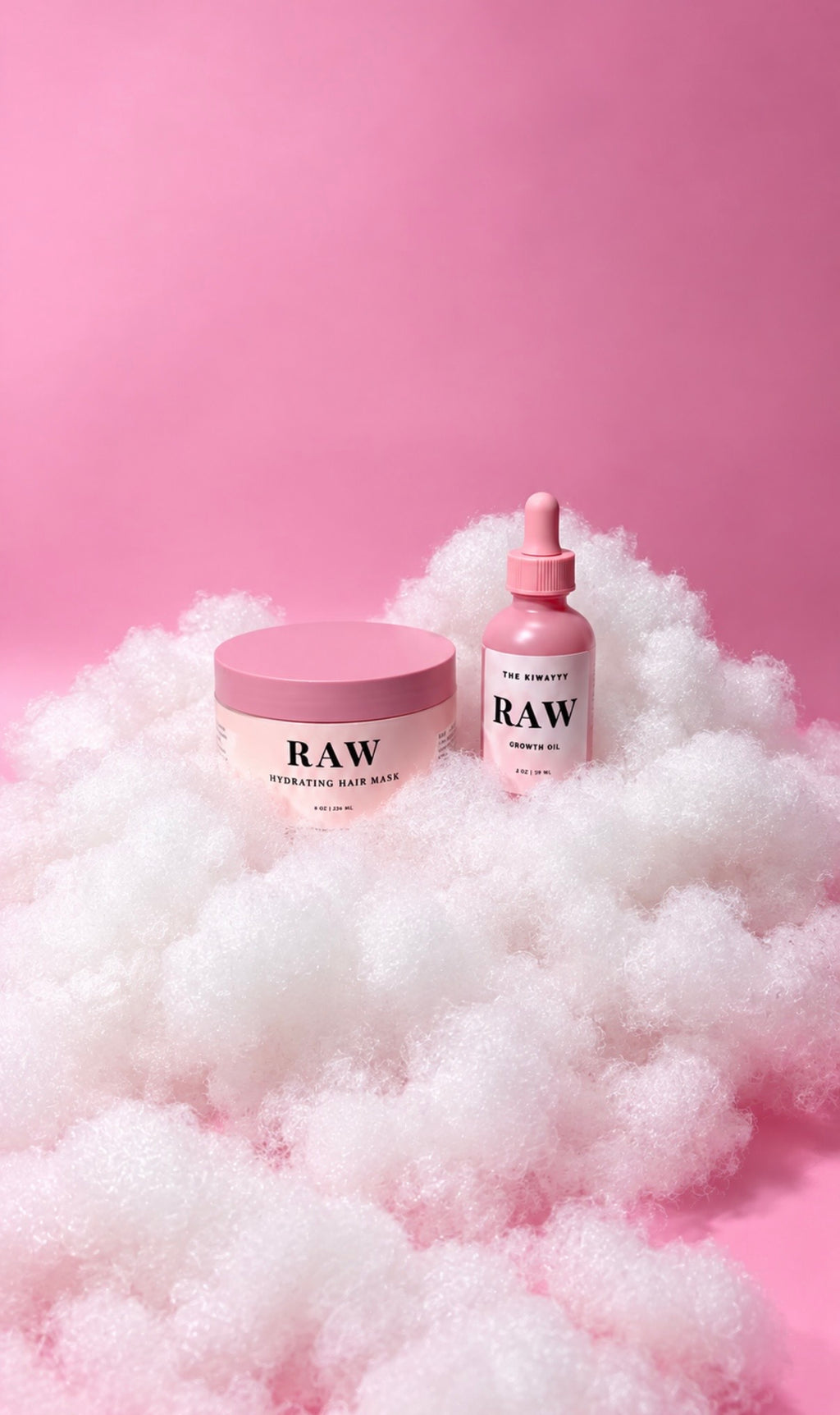 RAW Heavenly Hair Duo | Hydrating Mask + Growth Oil ☁️